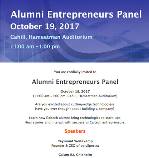 Alumni Entrepreneurs Panel